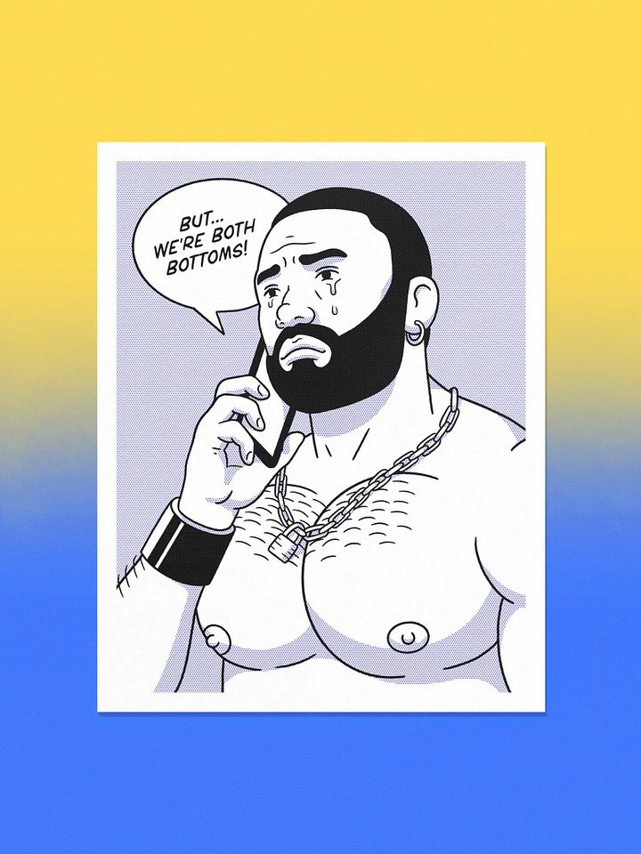 "But We're Both Bottoms" 11x14 Print product image (1)