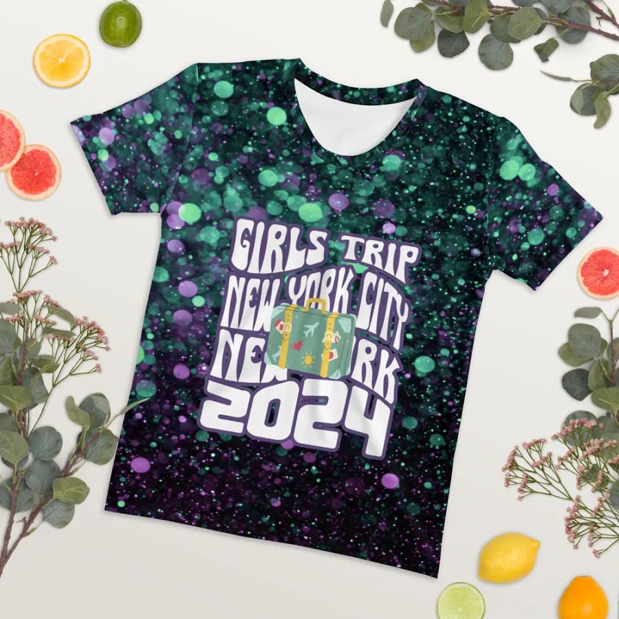 Girls Trip New York 2024 All Over Print T-shirt product image (7)