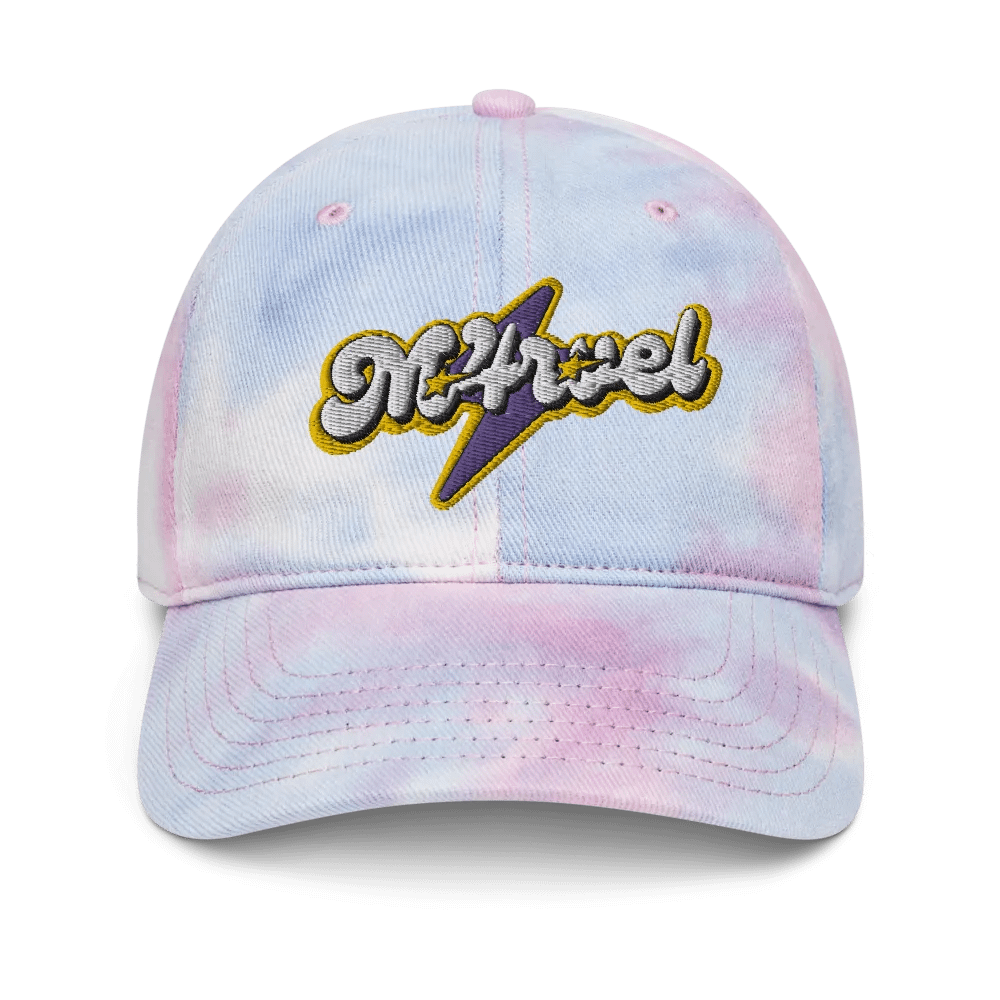 Electric Marvel Tie-Dye Dad Hat product image (1)