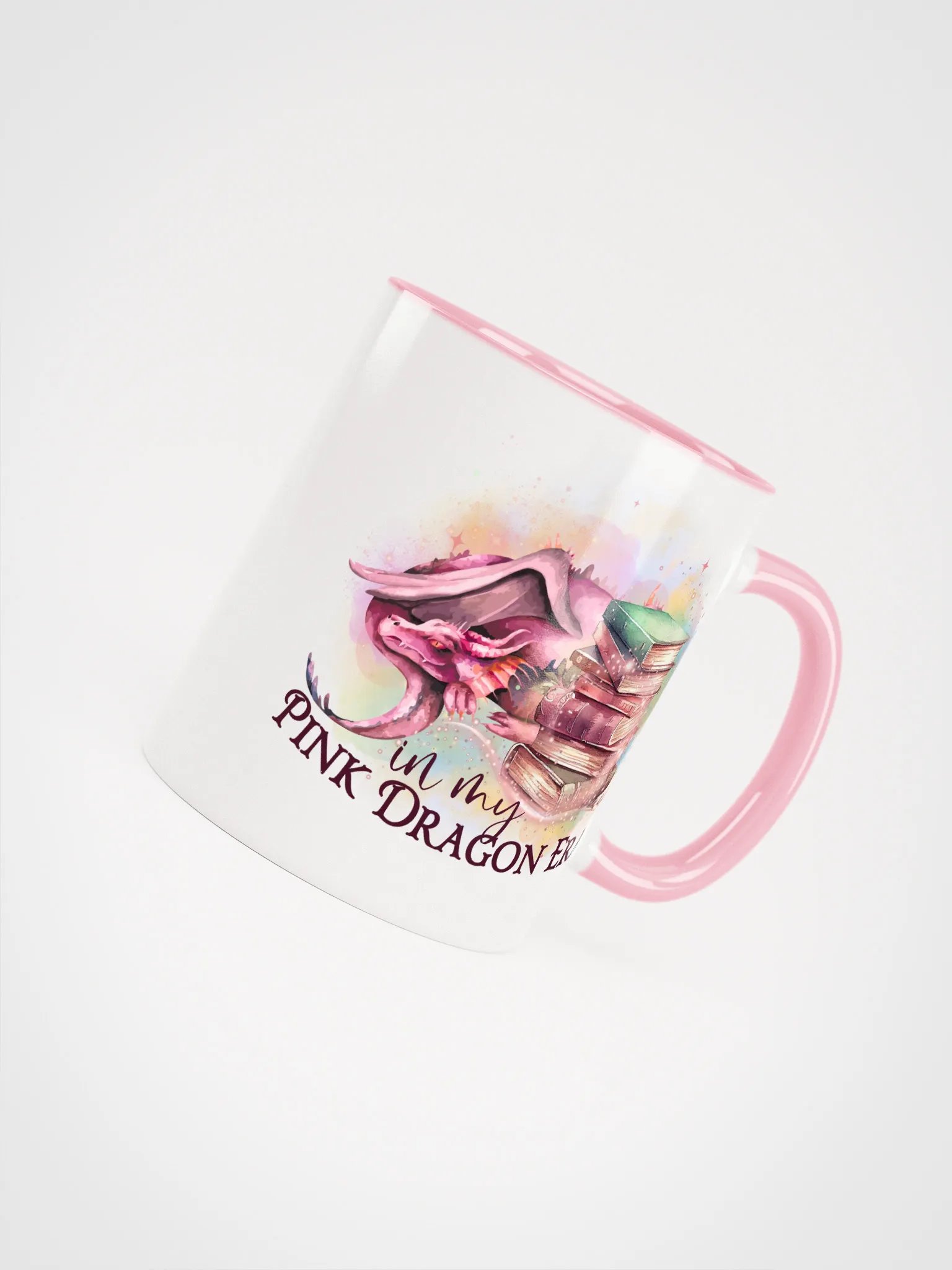 Elven Heartbound Mug ~ "In my Pink Dragon Era" product image (4)