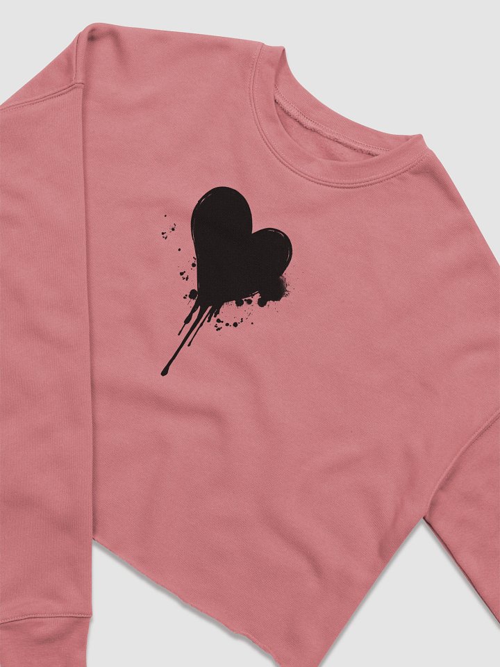 Bleeding Heart Cropped Sweatshirt - PASTEL product image (2)