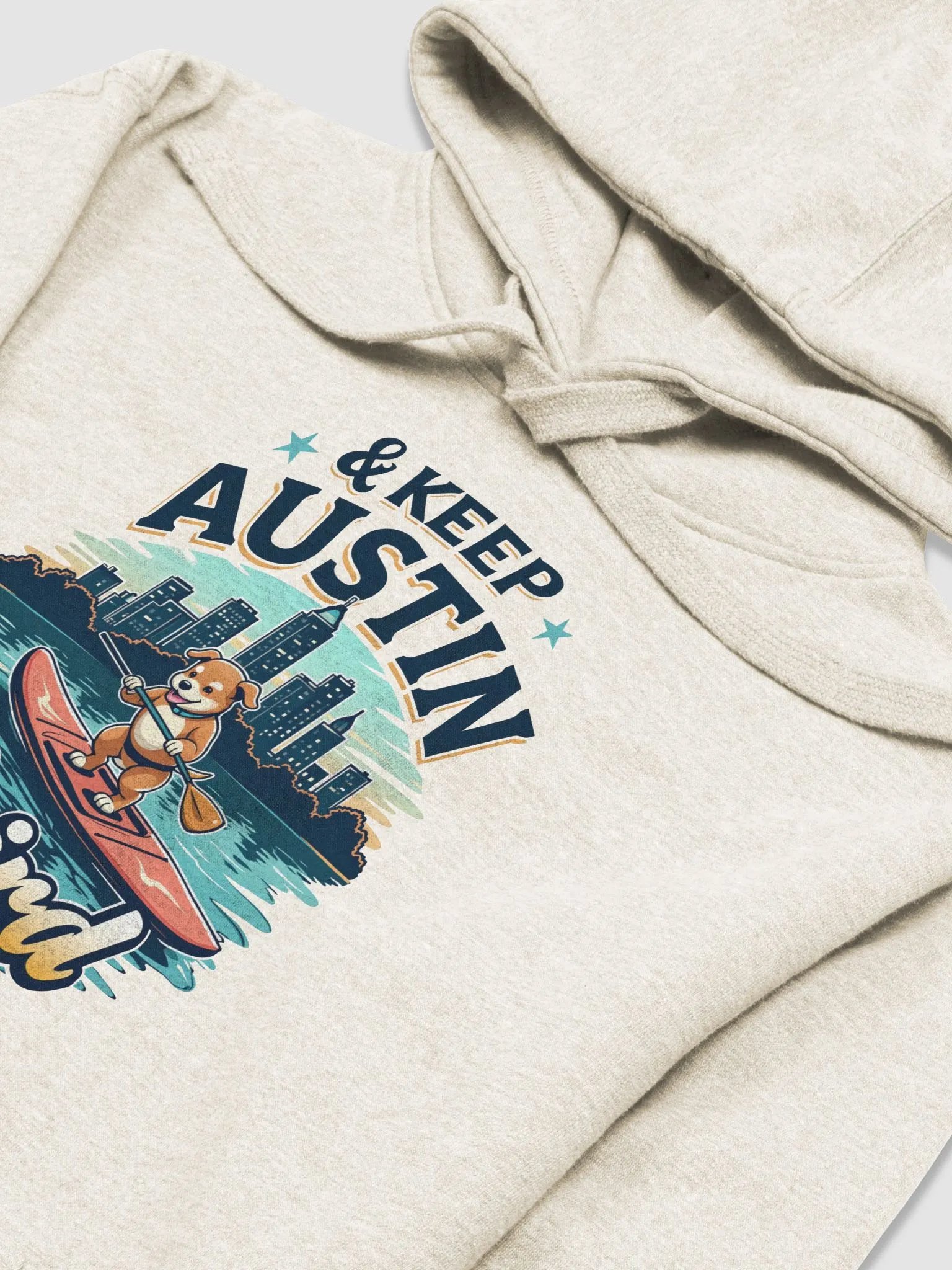 Austin Paddleboarding Dog Hoodie product image (20)
