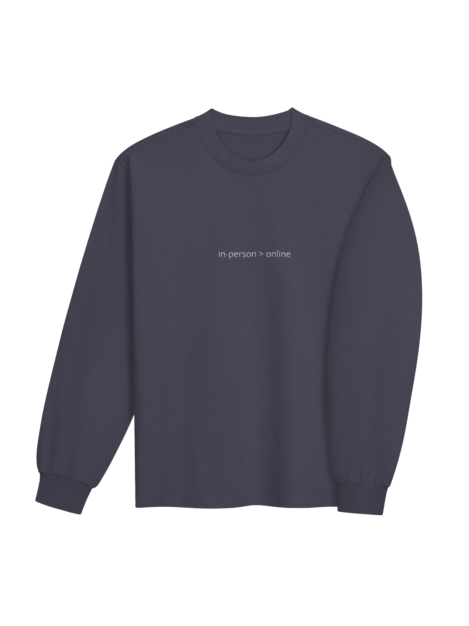 in-person > online crewneck product image (4)
