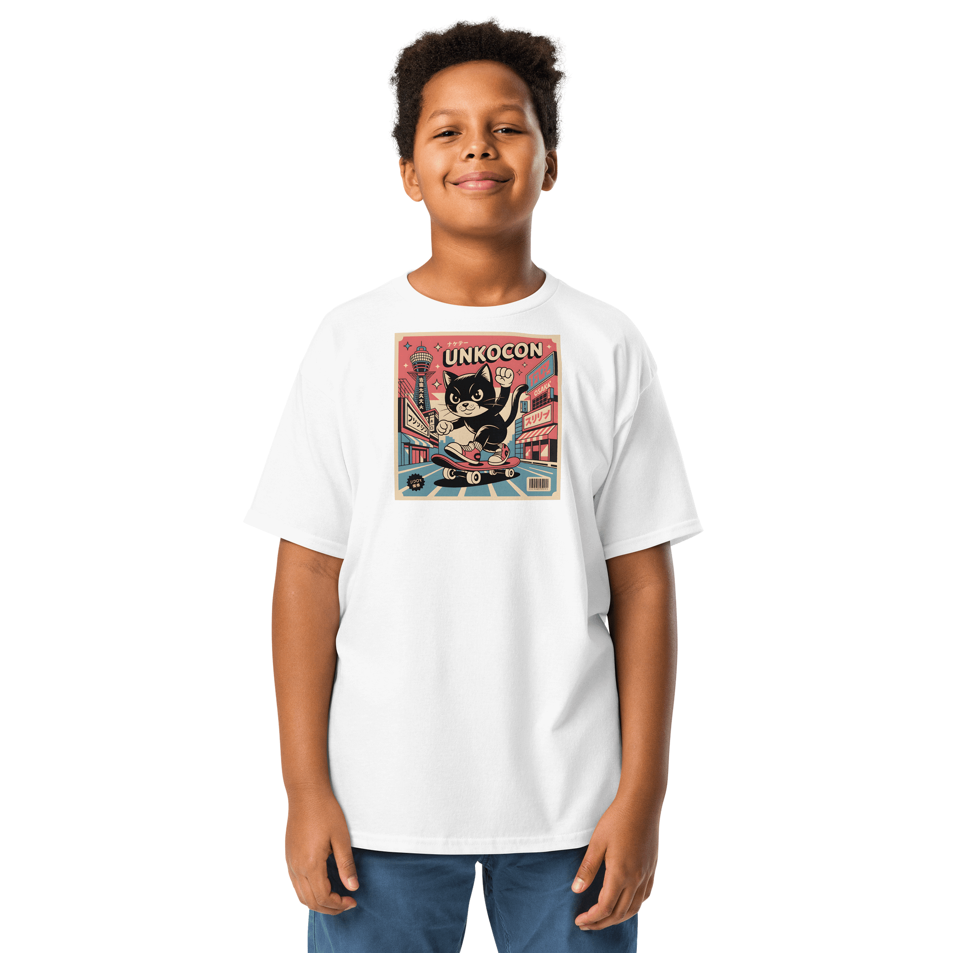 Skater Tee | Retro Osaka Japan | UnkoCon Original product image (2)