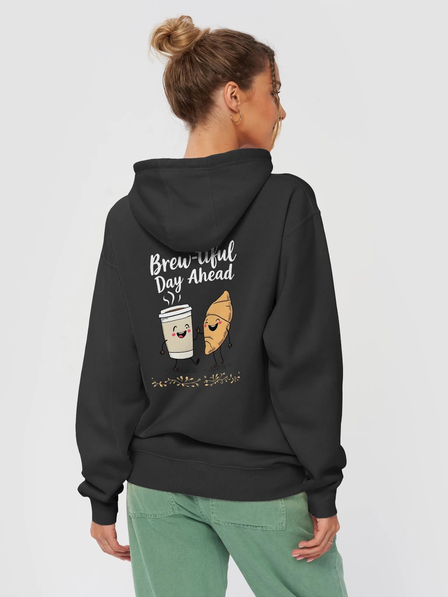 Funny Brew-tiful Day Ahead Cartoon Hoodie product image (4)