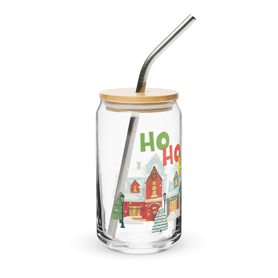 HO HO HO Can-Shaped Glassware product image (4)