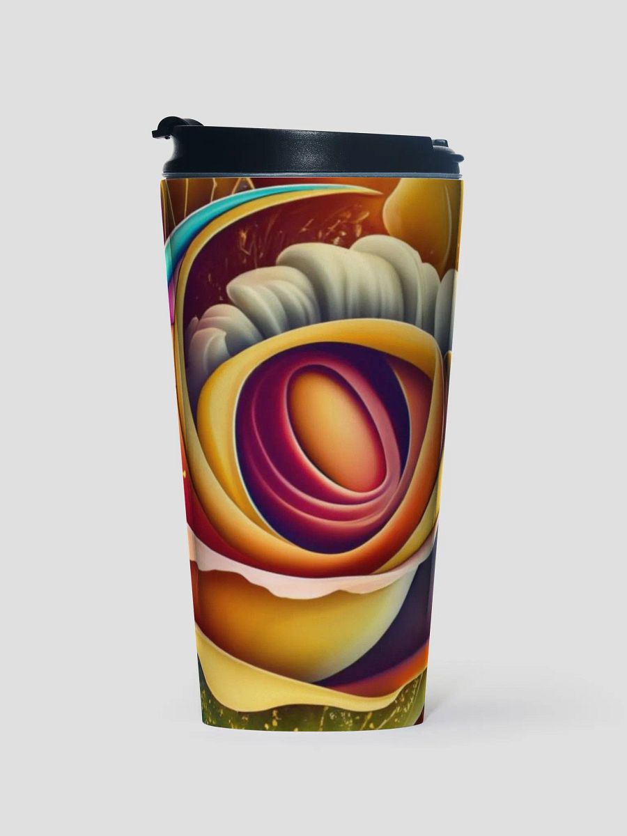 Exotic Surrealistic Rose Travel Mug product image (2)