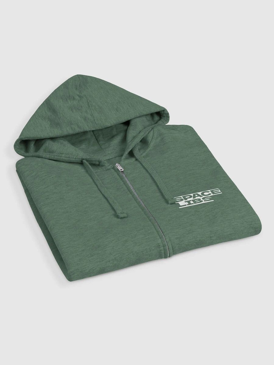 SpaceLibs Zipper Hoodie (Light Logo) product image (16)