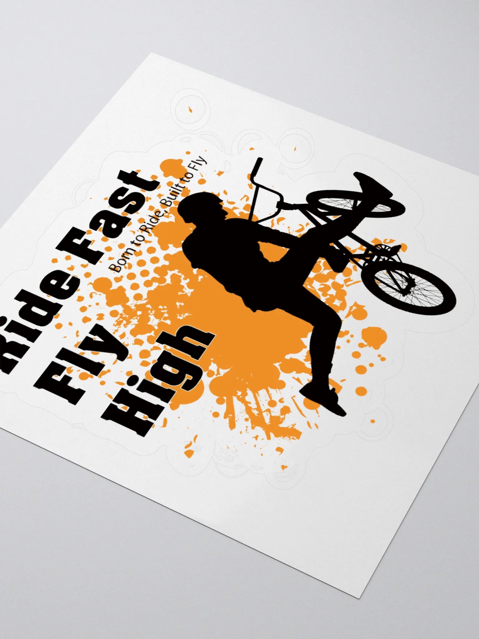 Ride Fast Fly High Kiss Cut Stickers product image (7)