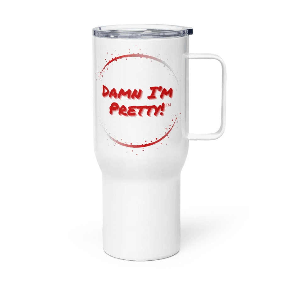 Damn I'm Pretty Travel Mug - Red Circle product image (7)