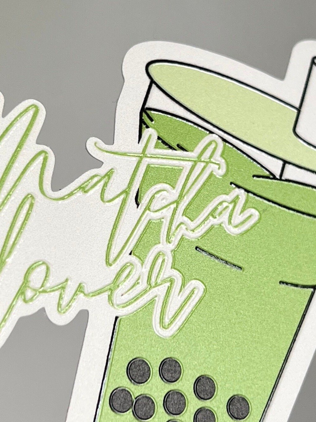 Matcha Lover Boba Tea Sticker product image (2)