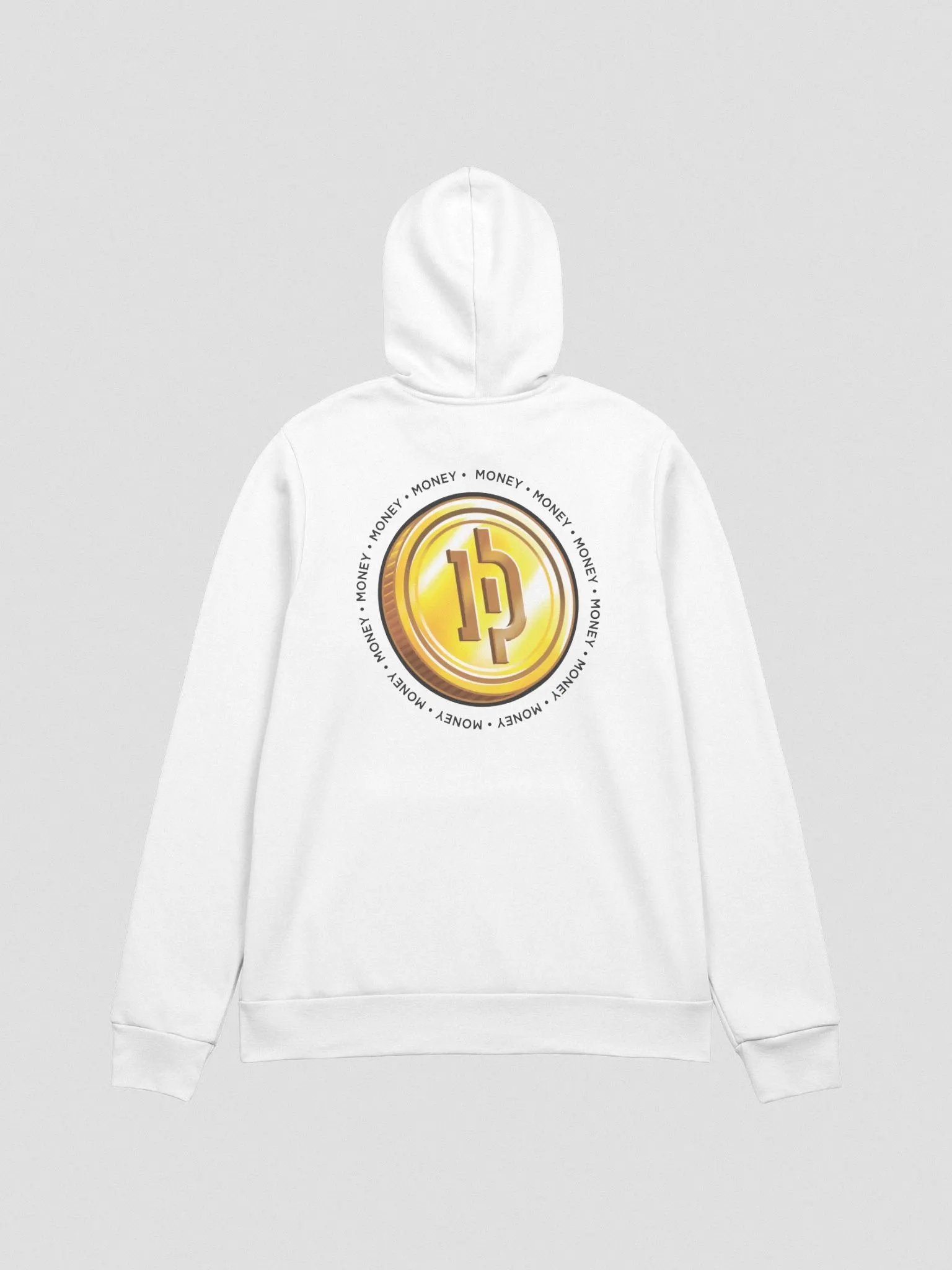 Money Hoodie White product image (2)
