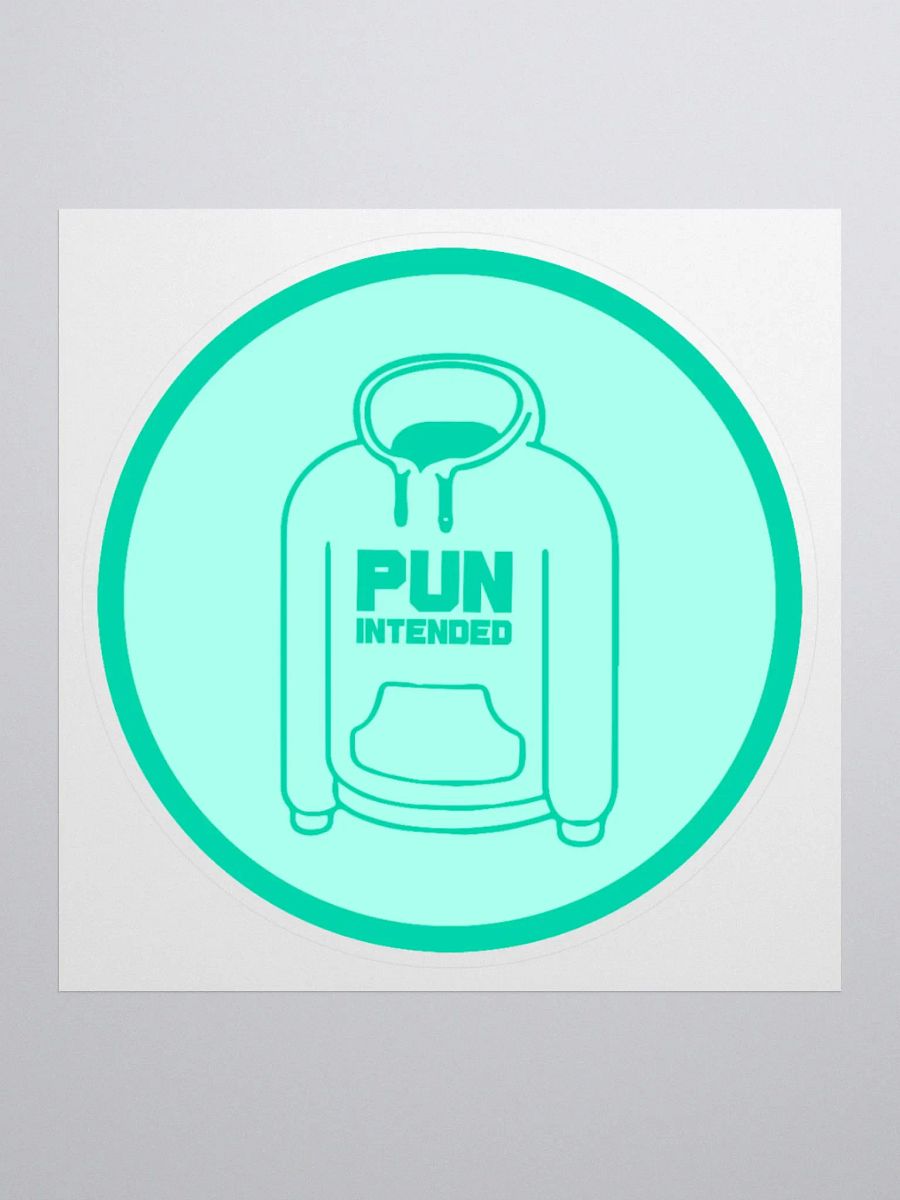 Pun-Intended Socials Logo Sticker product image (1)