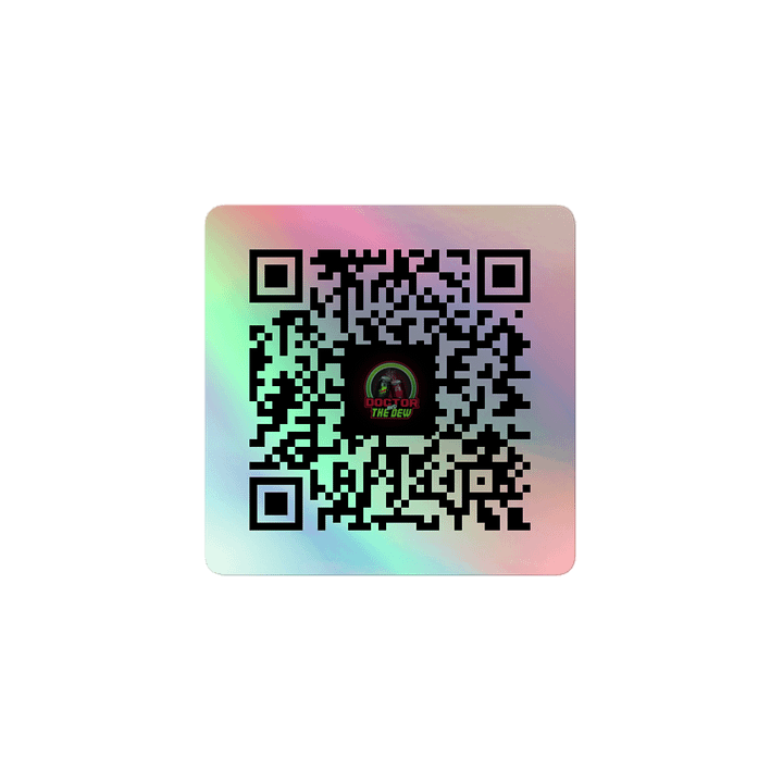 Doctor And The Dew – YouTube QR Code Sticker product image (1)