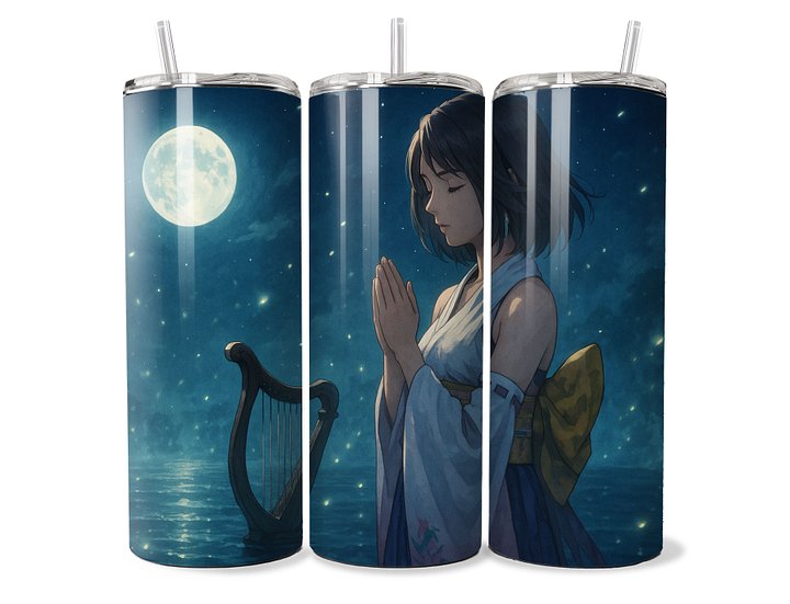 Final Fantasy X Yuna Tumbler - 20oz Stainless Steel product image (1)