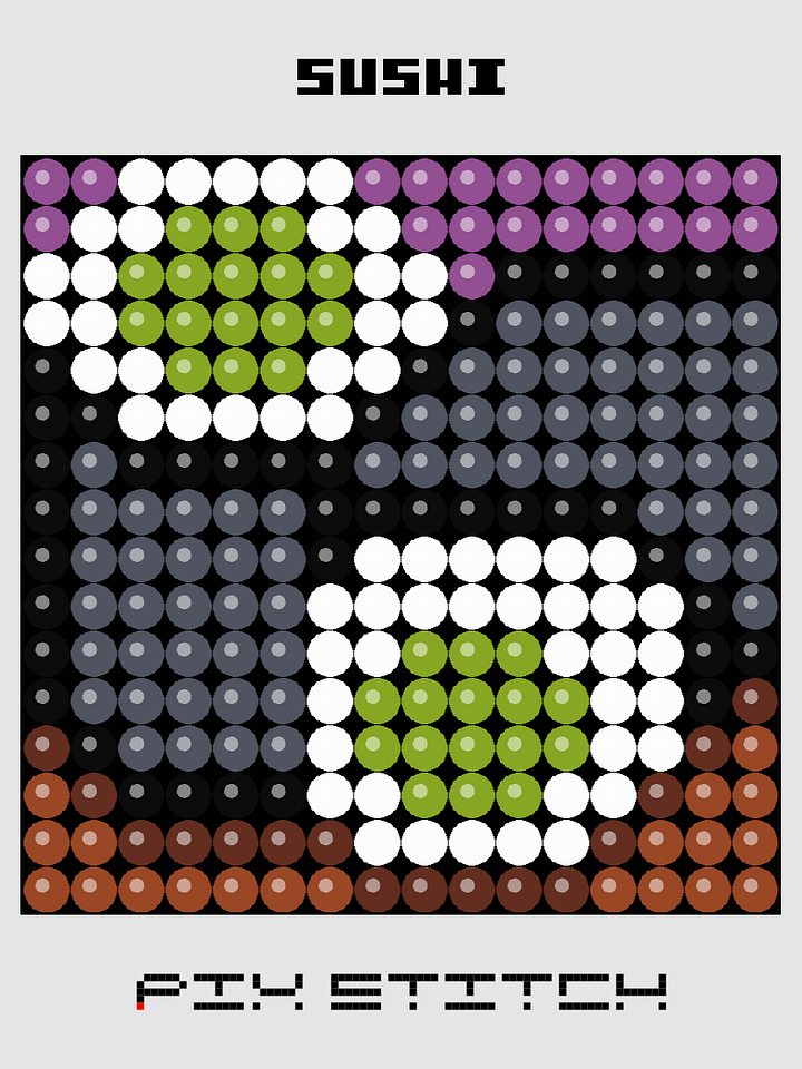 Sushi Pixel Art product image (1)