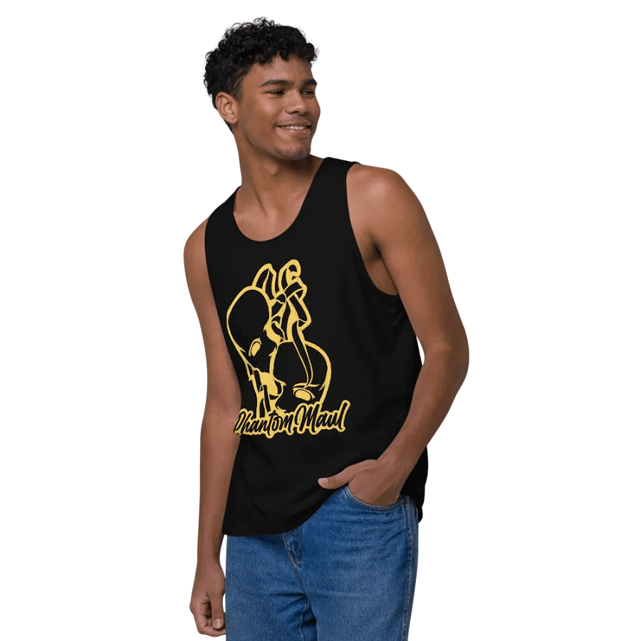 Yellow Big Logo Men's Tank Top product image (22)