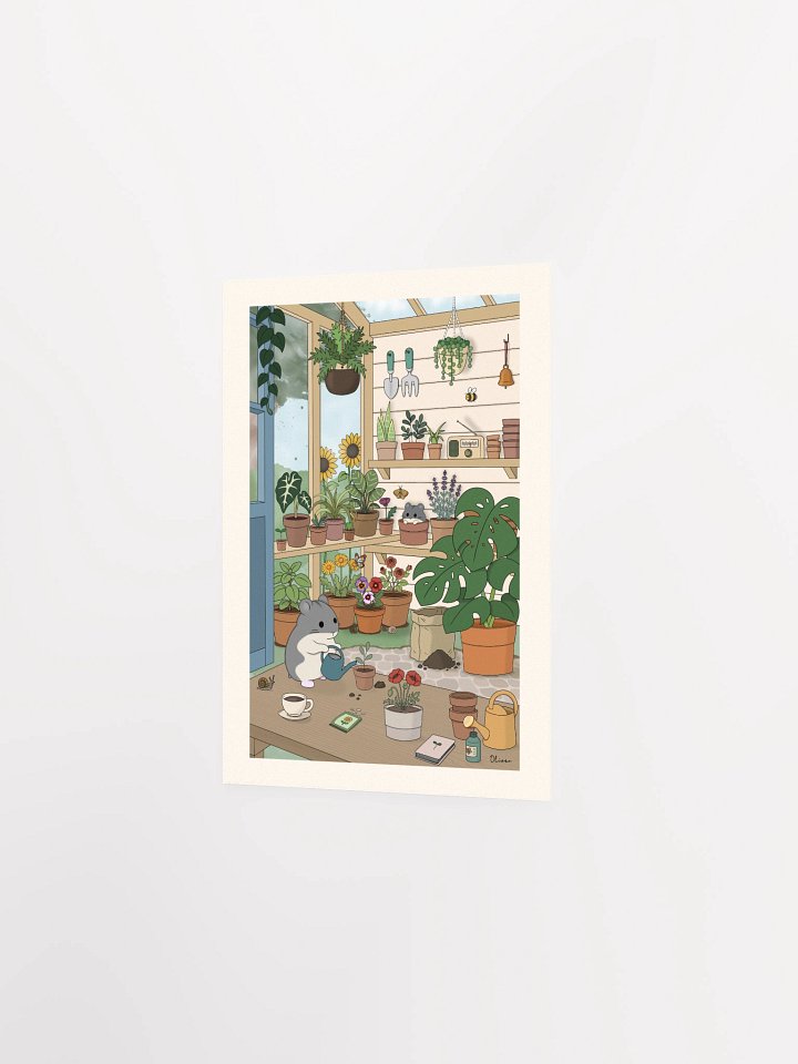 Hamsters in the Greenhouse Art Print product image (2)