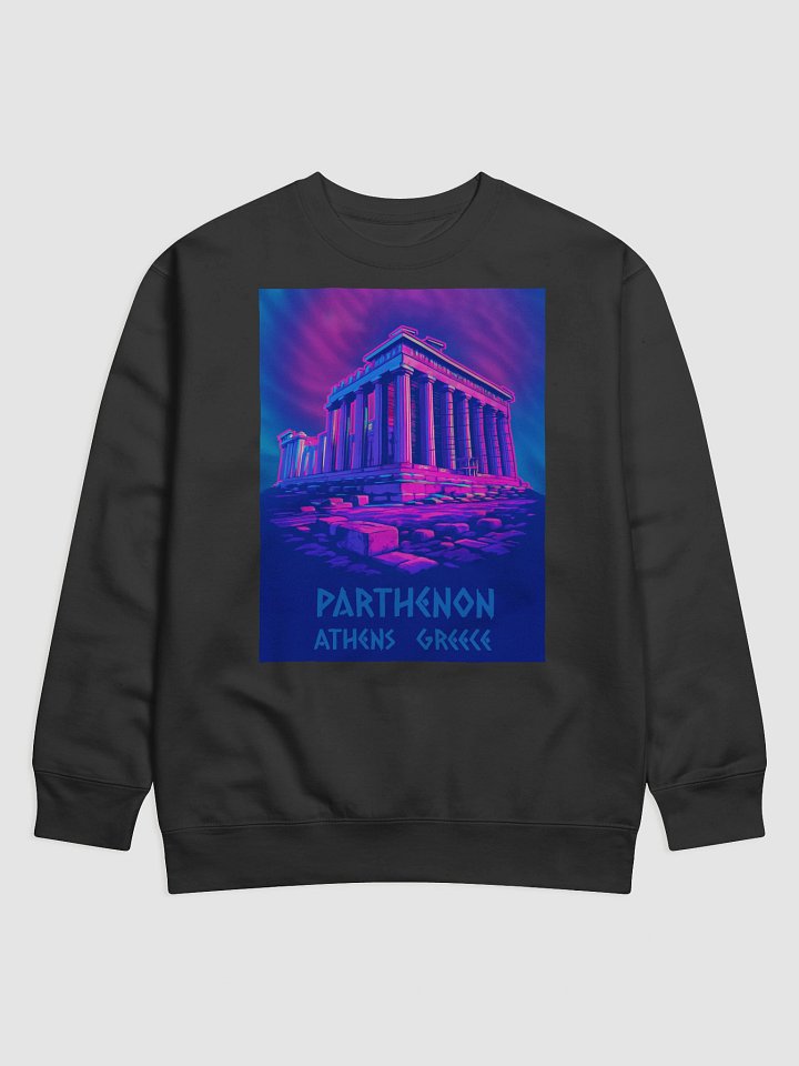 Neon Chill Wave Parthenon Athens Sweatshirt product image (2)