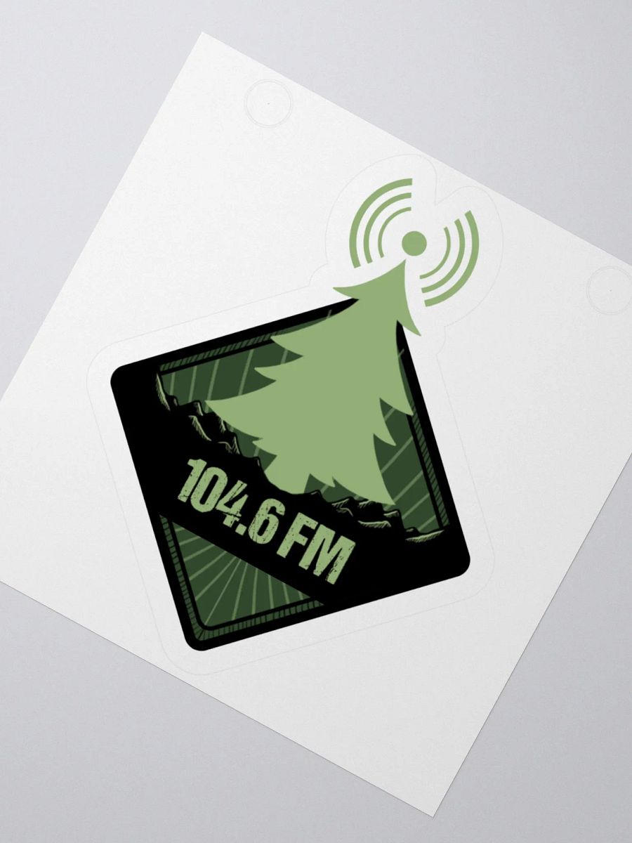104.6 FM Kisscut Sticker product image (3)