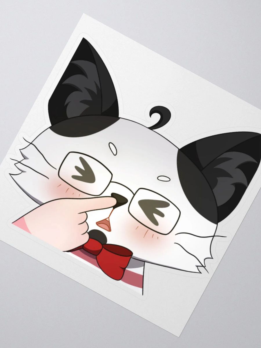 JPAG_Grey cat Boop emote sticker product image (2)