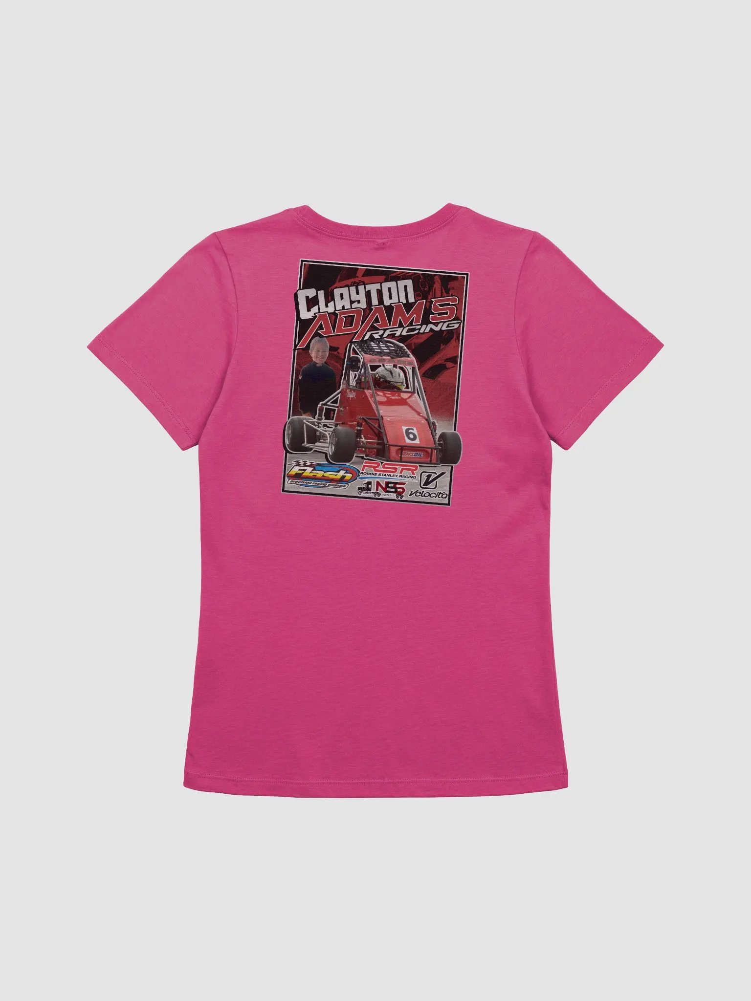Clayton Adams Racing - Women's Relaxed Fit Tee product image (3)