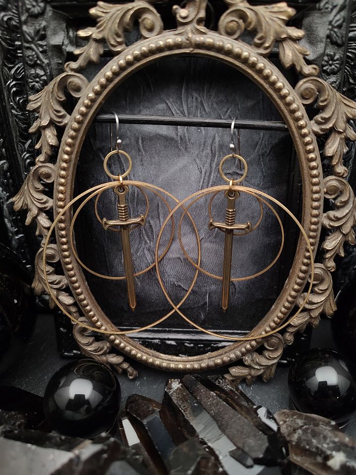 Earrings Swords - Bronze Sword Trio product image (2)