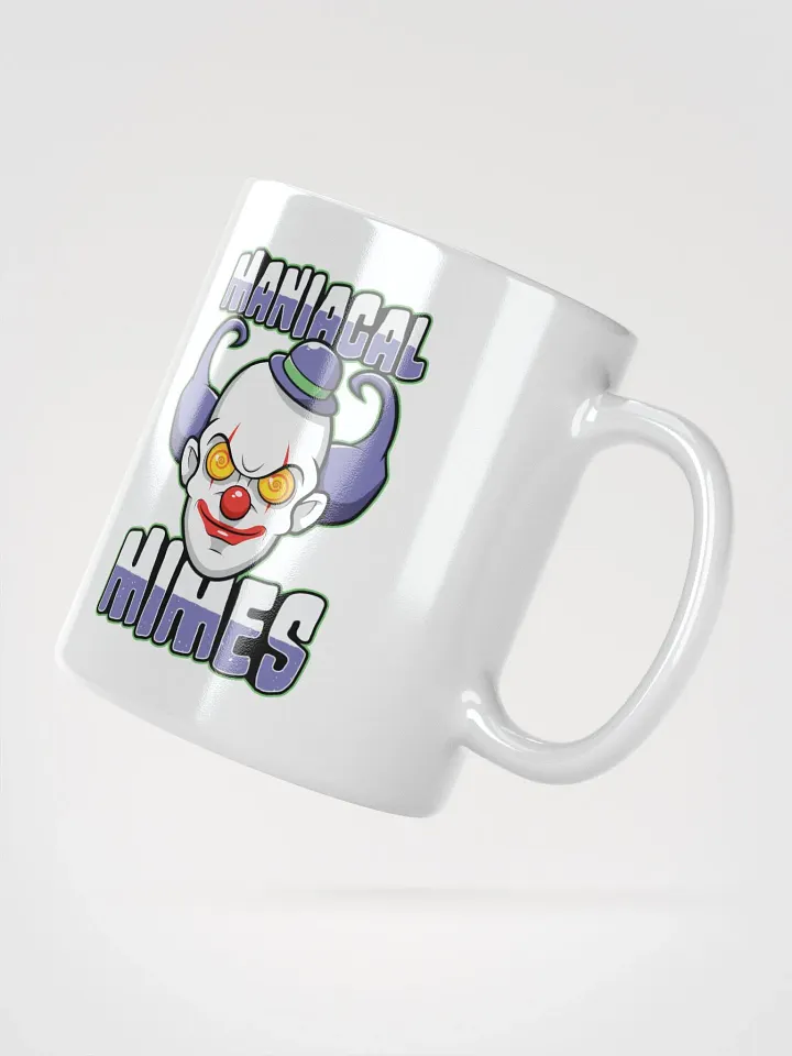 Maniacal Mimes Creepy Clown Coffee Mug – Funny & Spooky Drinkware product image (2)