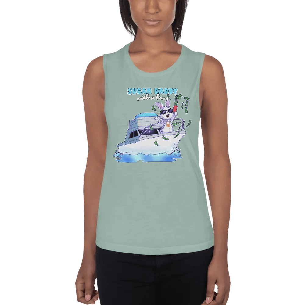 Sugar Daddy With A Boat Women's Tank product image (1)