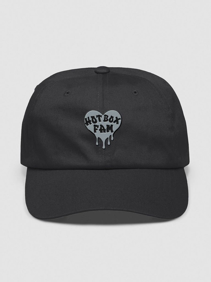 HOT BOX FAM SOLID GREY LOGO EMBROIDERY DAD HAT product image (7)