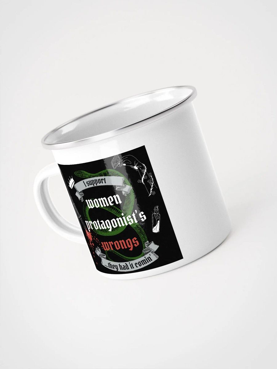 Rebellious Protagonist Empowerment: They Had It Comin' Enamel Mug product image (4)