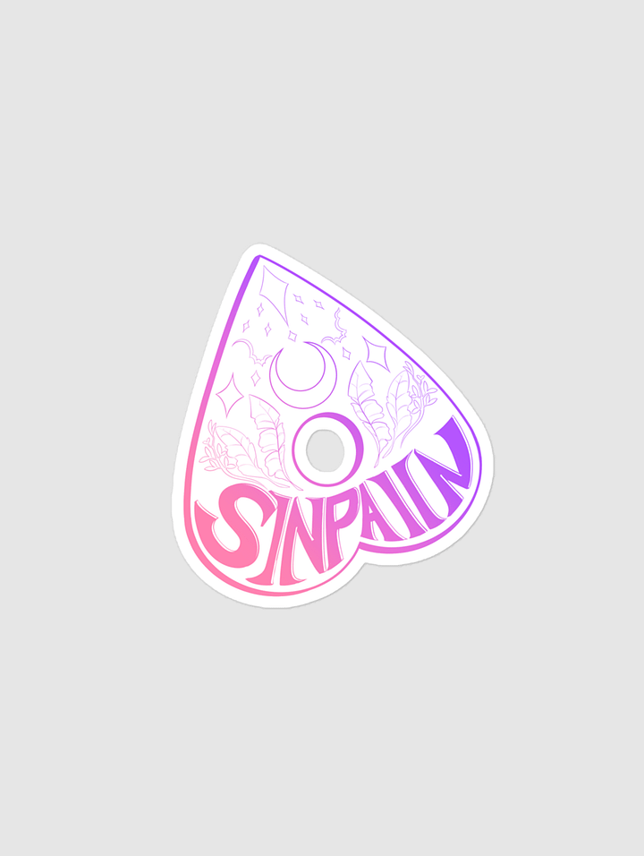 White & Pink Sticker product image (1)