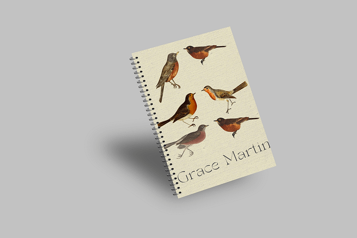 Robin Spiral-bound Notebook product image (1)