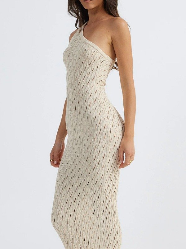 Fashion Hollowed-out Knitted Dress Women product image (2)