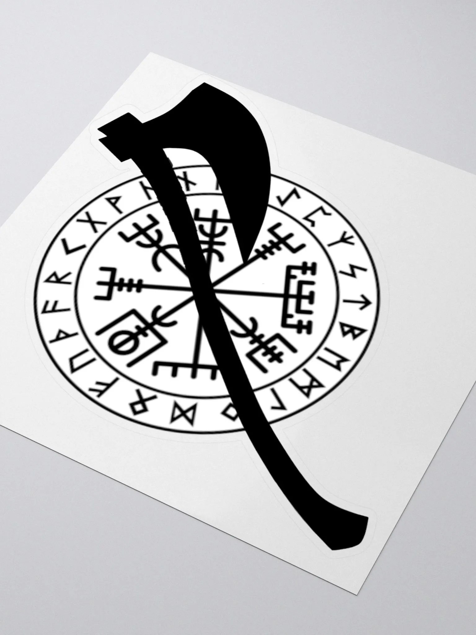 VEGVISIR & AXE - Sticker product image (1)