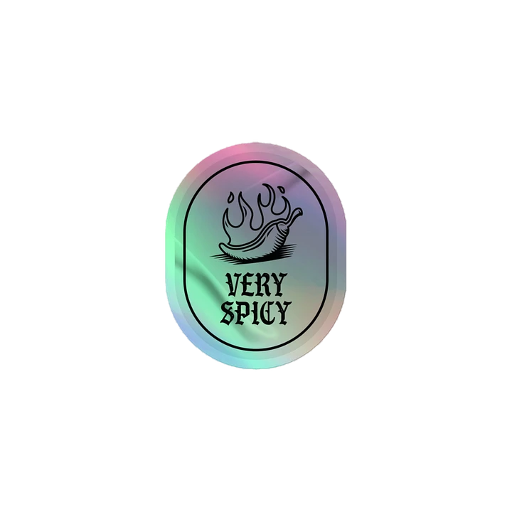 Very Spicy Flames Holographic Sticker product image (1)