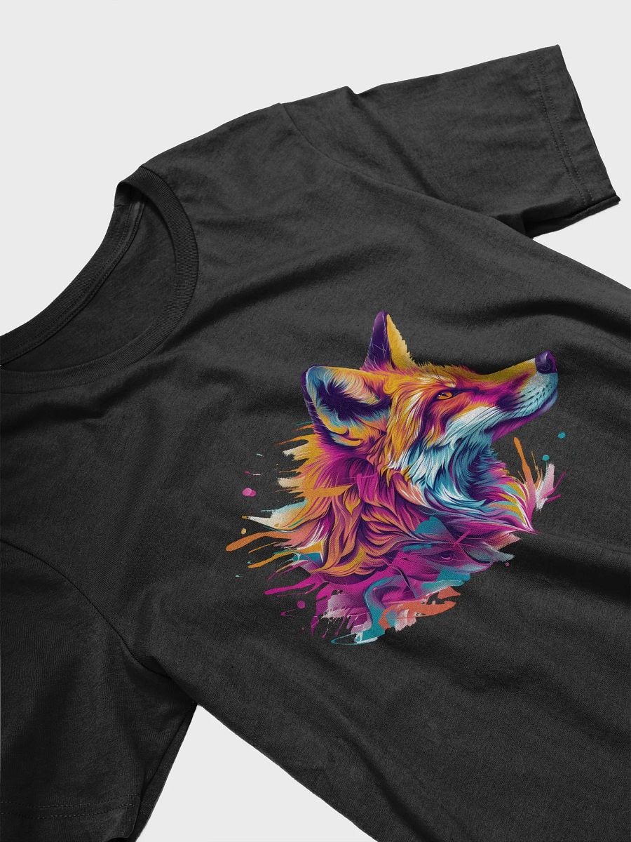 Vibrant Fox Graffiti Illustration Unisex T-Shirt product image (25)
