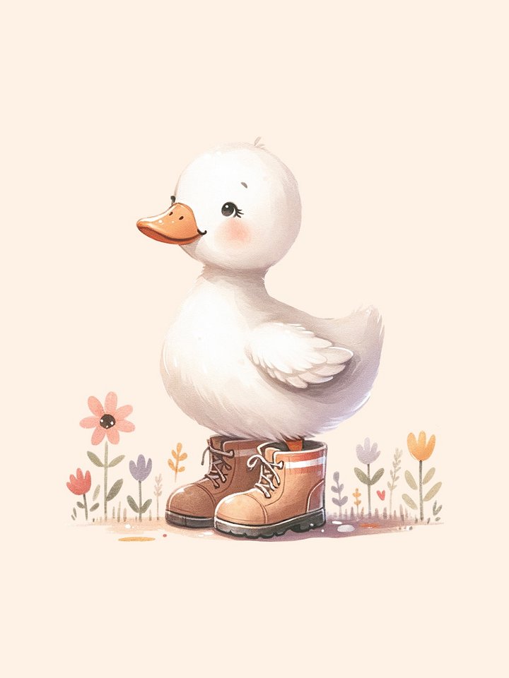 Little duck in boots - Clipart product image (1)