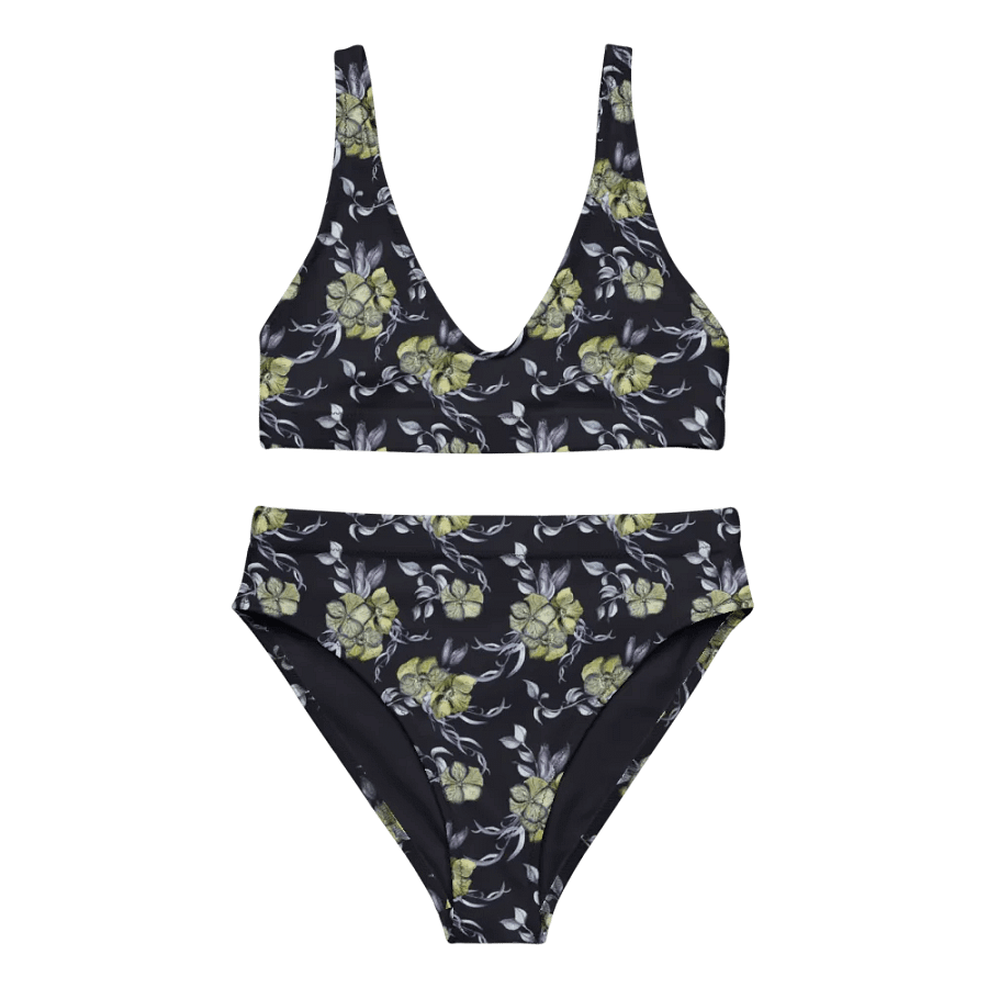 Gothic Flower | Recycled High Waisted Bikini product image (5)
