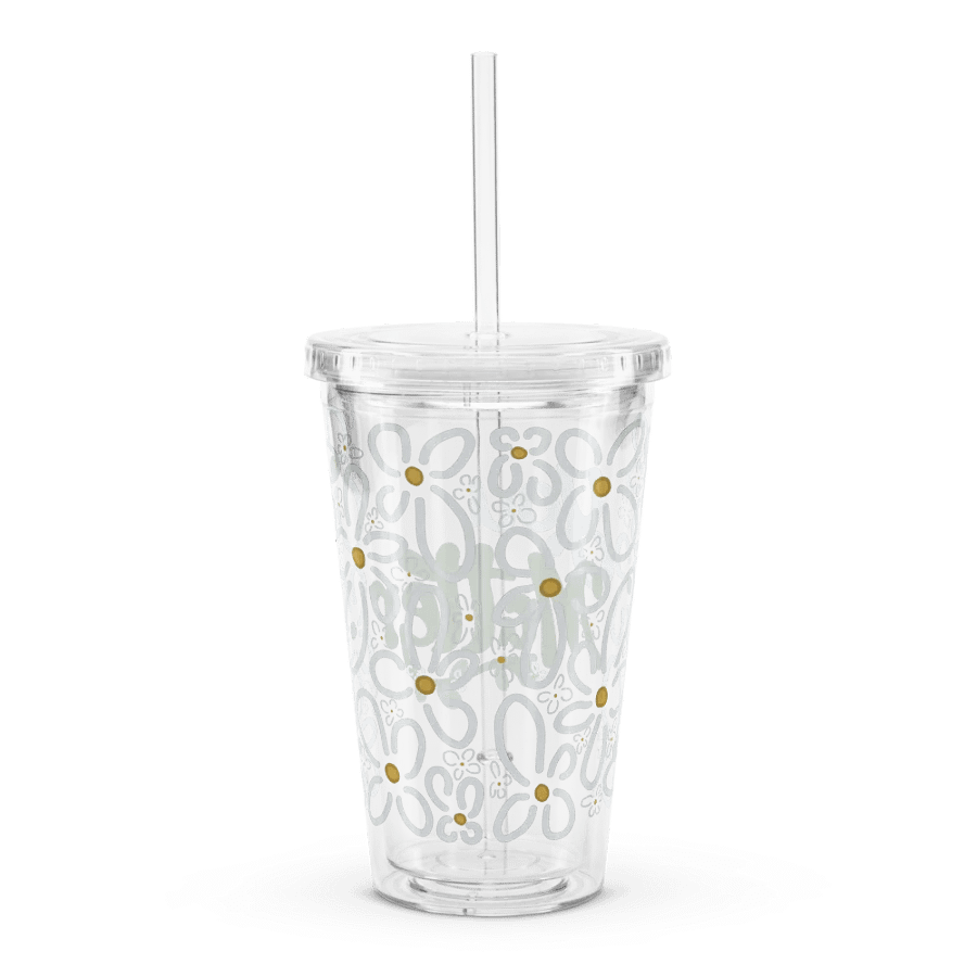 You Matter Flower Clear Cup product image (2)