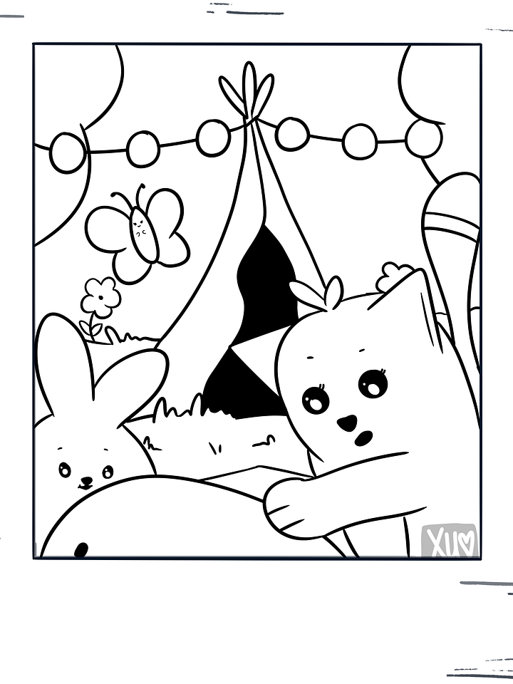 Watermelon Picnic Snap #6 Coloring Page product image (1)