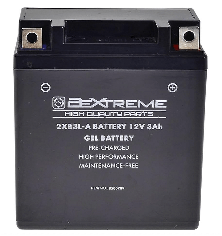 NM 12V Batterie für VAPE Zündung Simson KR51 Schwalbe Habicht Star SR4 Gel Batterie, wartungsfrei versiegelt und vorgeladen 50312 product image (2)