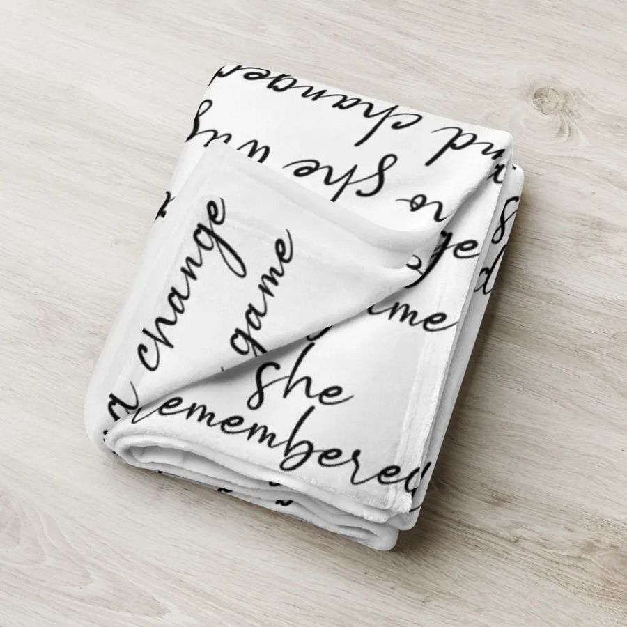 She Remembered Blanket product image (9)