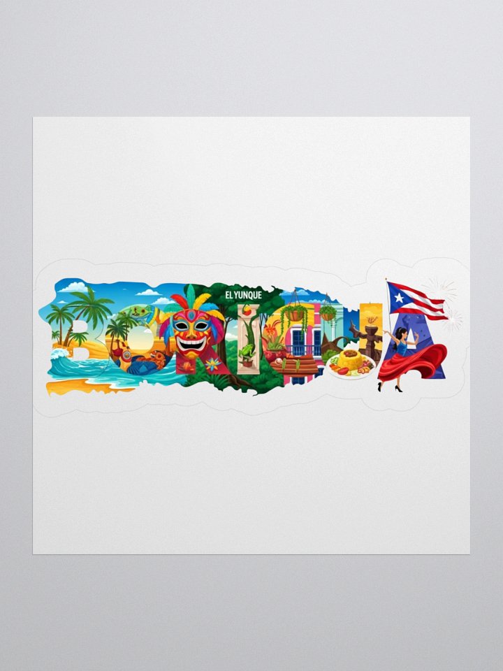 Puerto Rican Culture Kiss Cut Stickers product image (3)