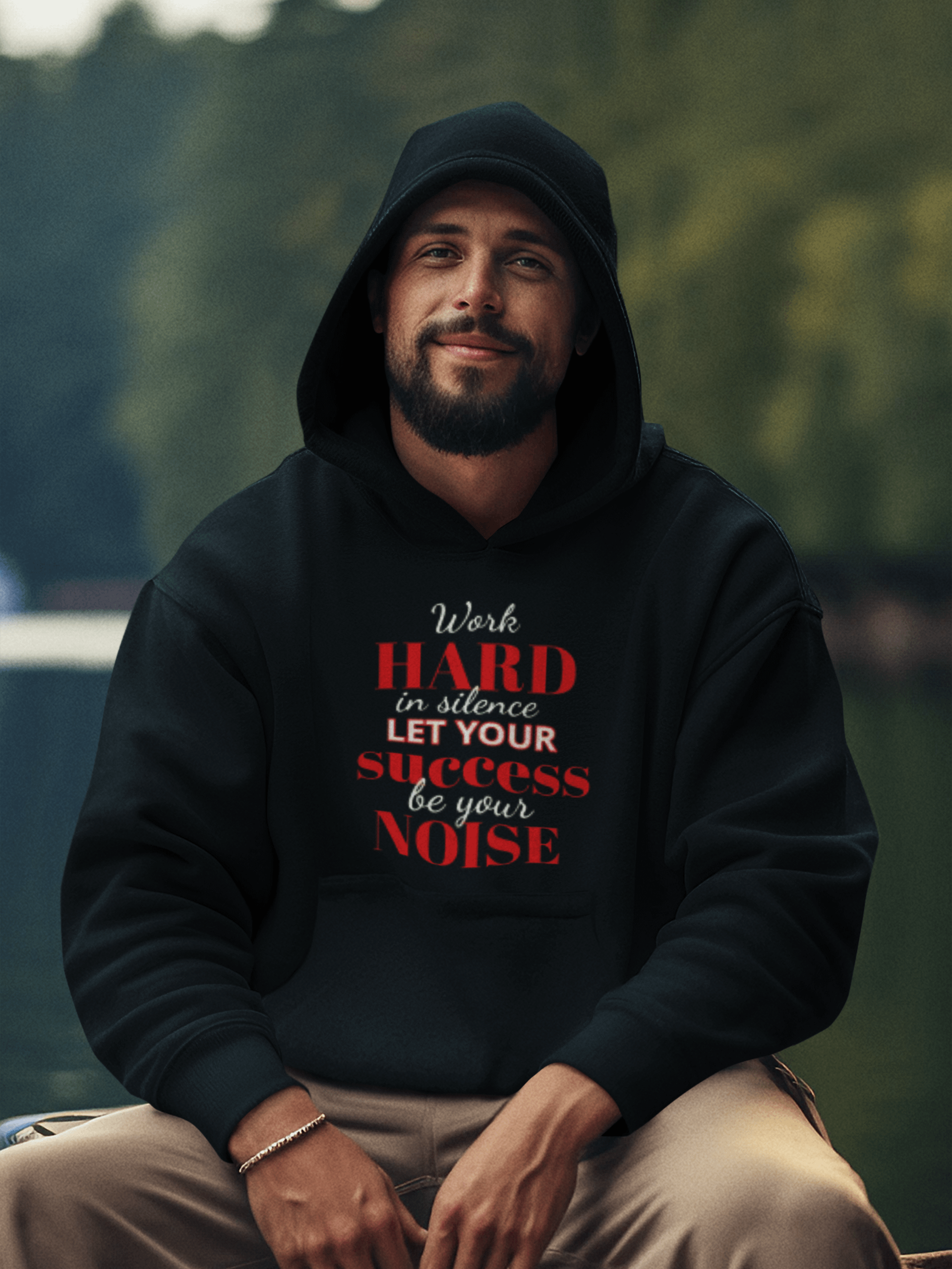 Work Hard Premium Hoodie product image (1)