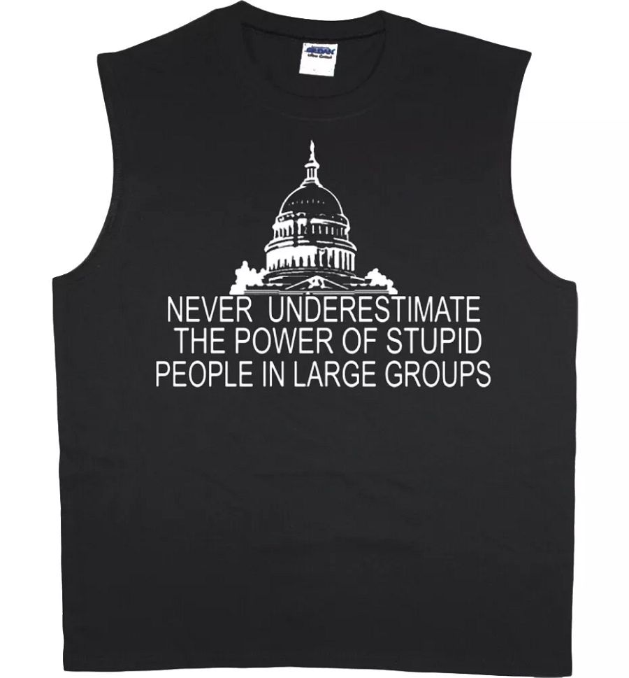 Mens Sleeveless T-shirt Muscle Tee Funny Saying Shirt Tank Top product image (1)