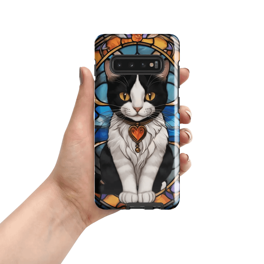 Stained Glass Cat Samsung Galaxy Case product image (55)