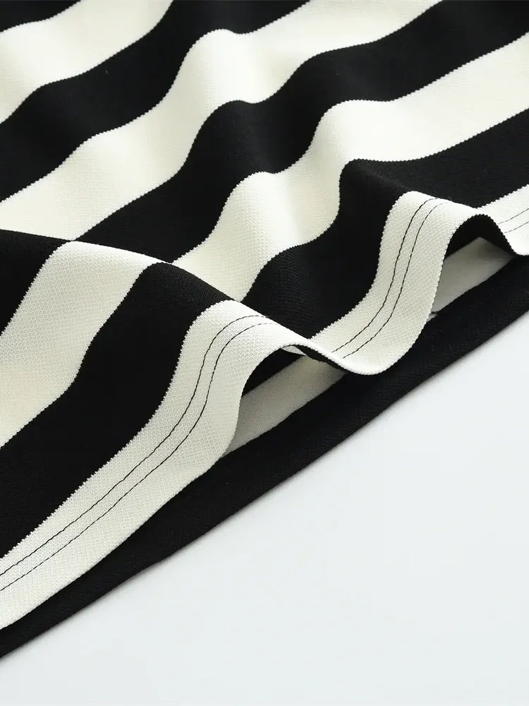 Midnight Ruffle Sailor Stripe Dress" product image (7)