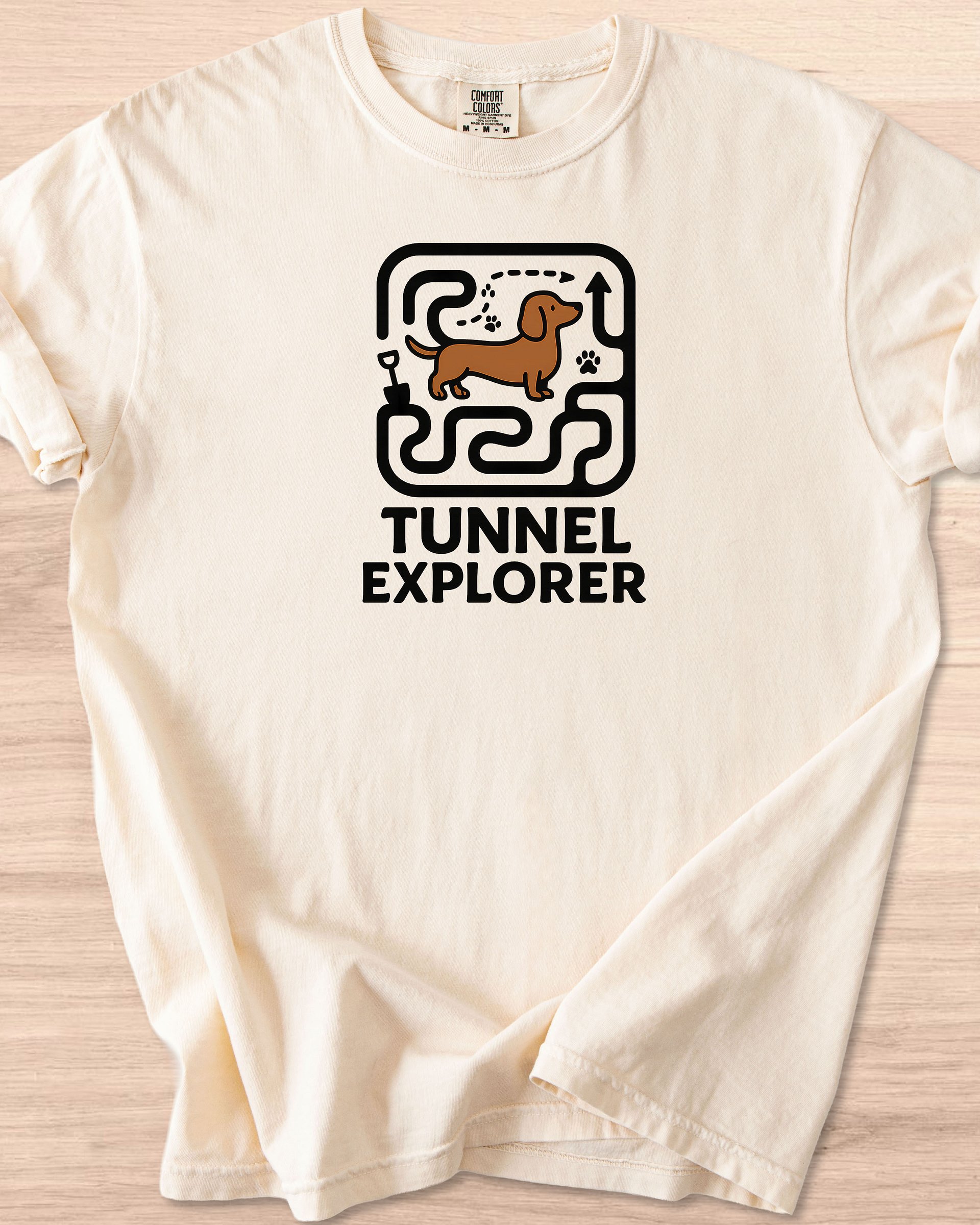 Tunnel Explorer (Dachshund) Tee product image (44)