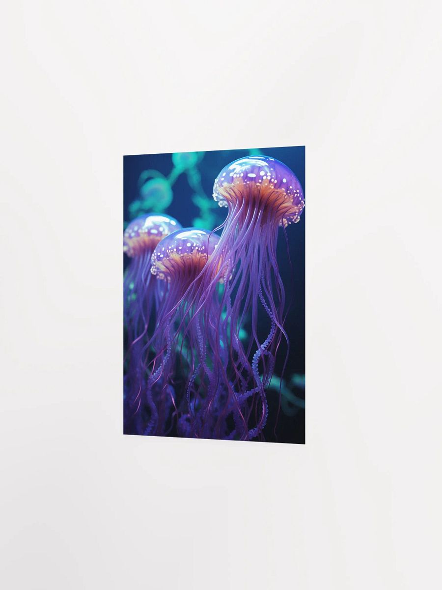 Bioluminescent Jellyfish Serenity Poster product image (2)
